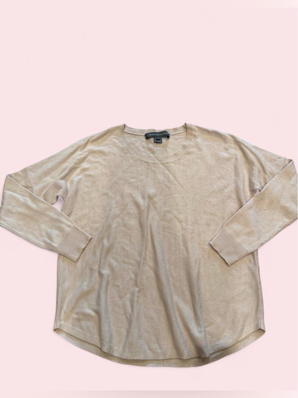 French Connection Light pink Crew Neck Sweater
